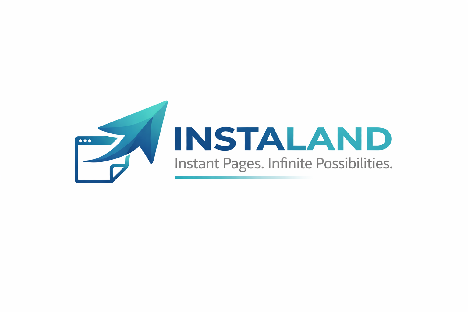 Instaland landing page services platform logo