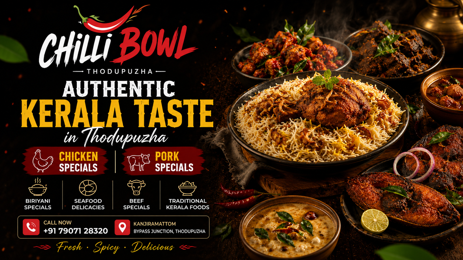Chilli Bowl Thodupuzha Authentic Kerala Food
